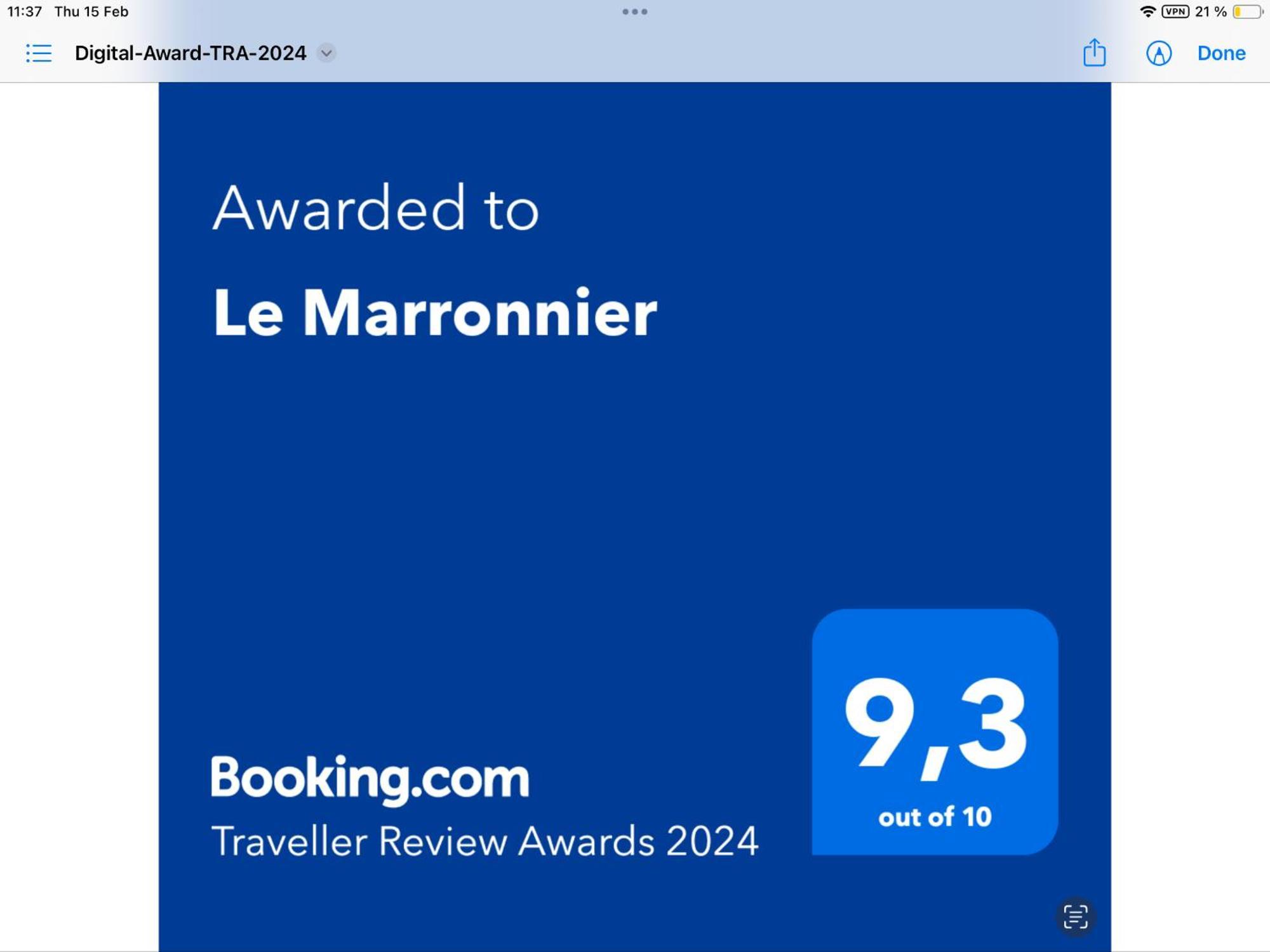 Bed and Breakfast Le Marronnier Saint-Genies-de-Fontedit Экстерьер фото